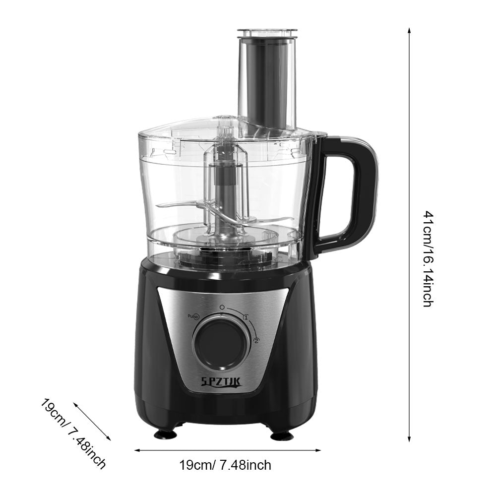 SPZK Food Processor for Chopping, Slicing & Shredding